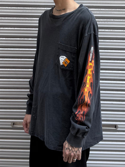 00's Harley Davidson 「Aces＆Eights」ハーレーTシャツ