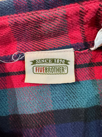 90's FIVE BROTHER ネルシャツ