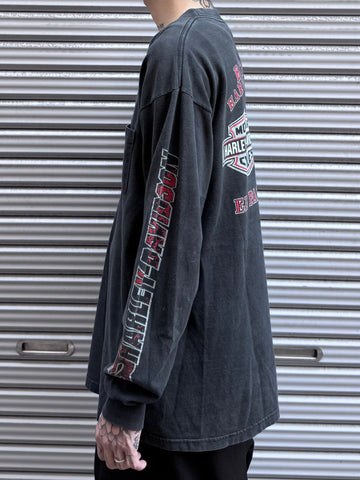 00's Harley Davidson 「BARNETT」ハーレーTシャツ
