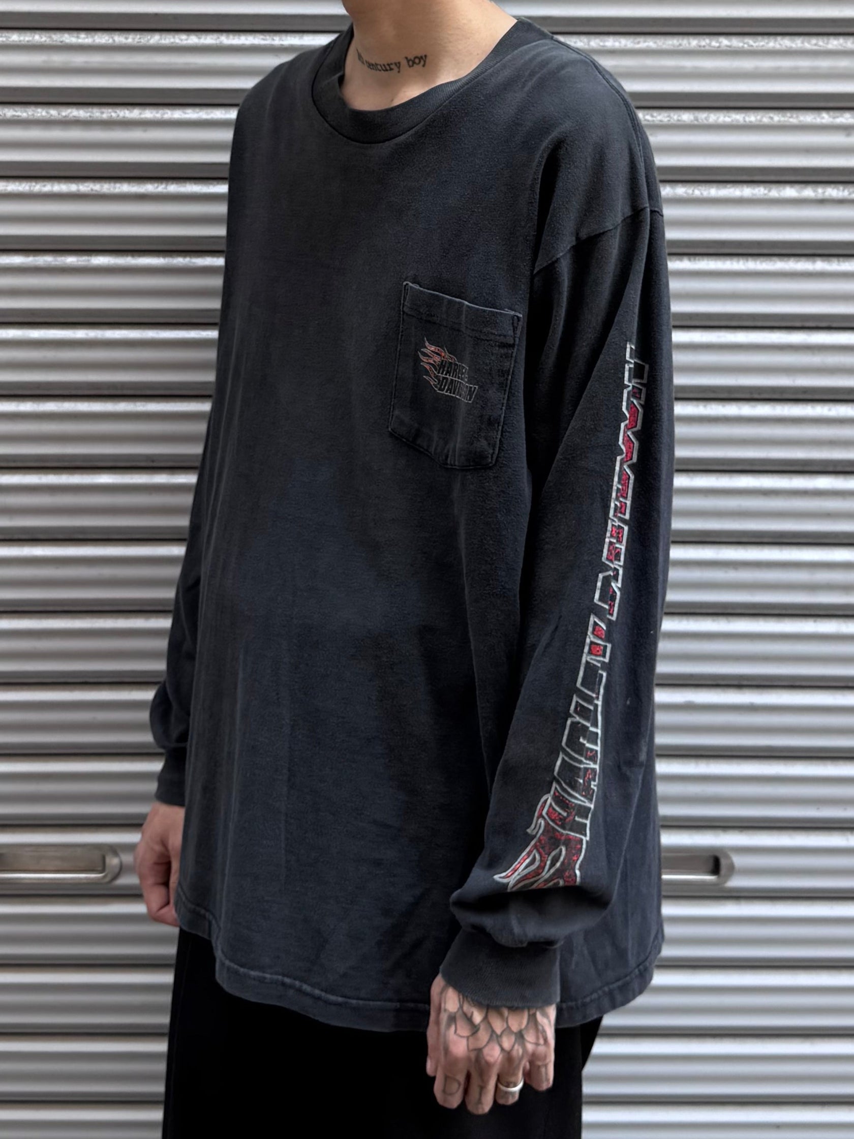 00's Harley Davidson 「BARNETT」ハーレーTシャツ