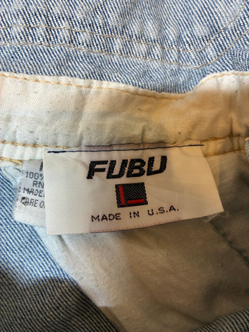 90's FUBU「USA製」デニムオーバーオール