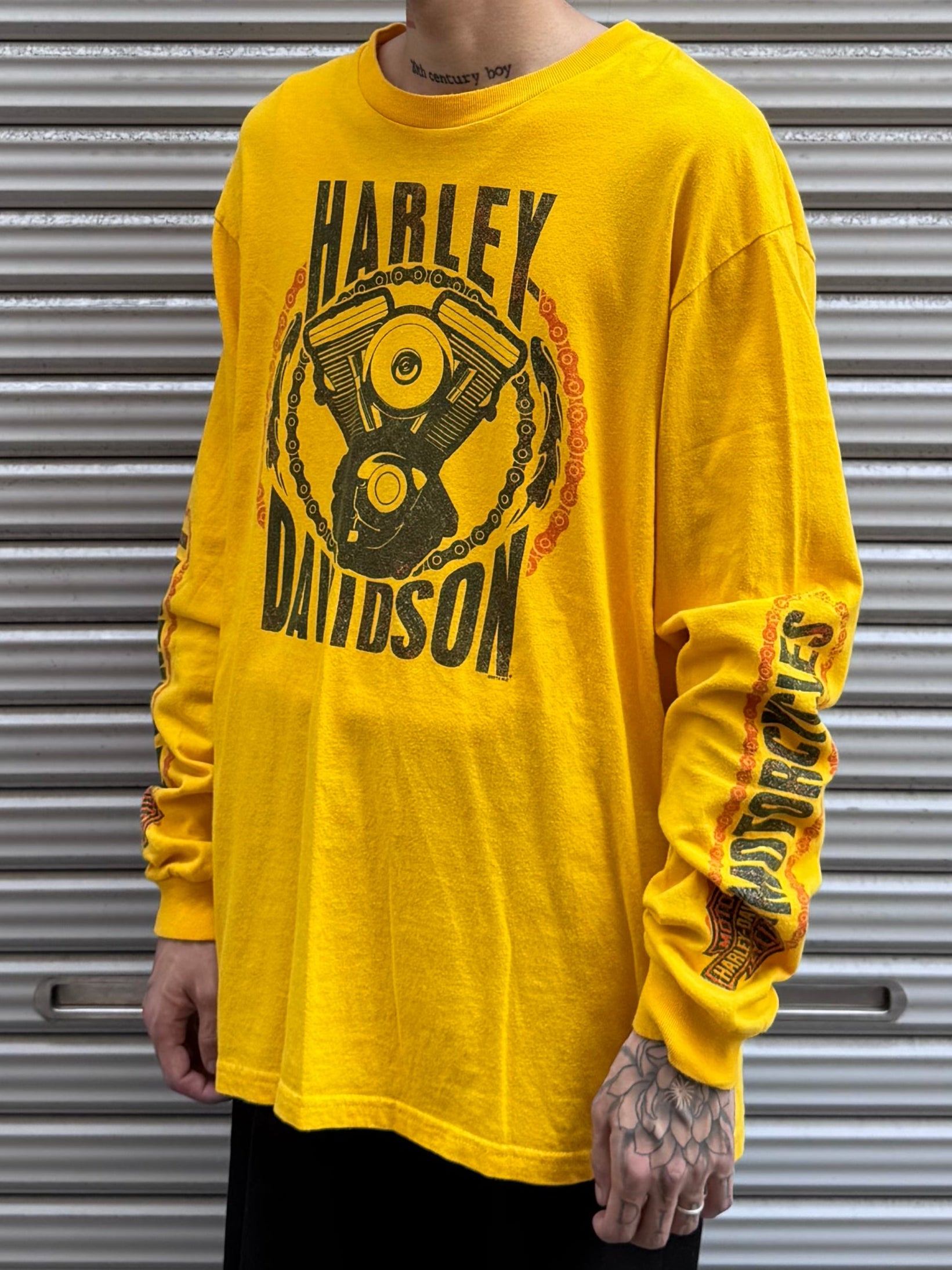 00's Harley Davidson 「LIMA」ハーレーTシャツ