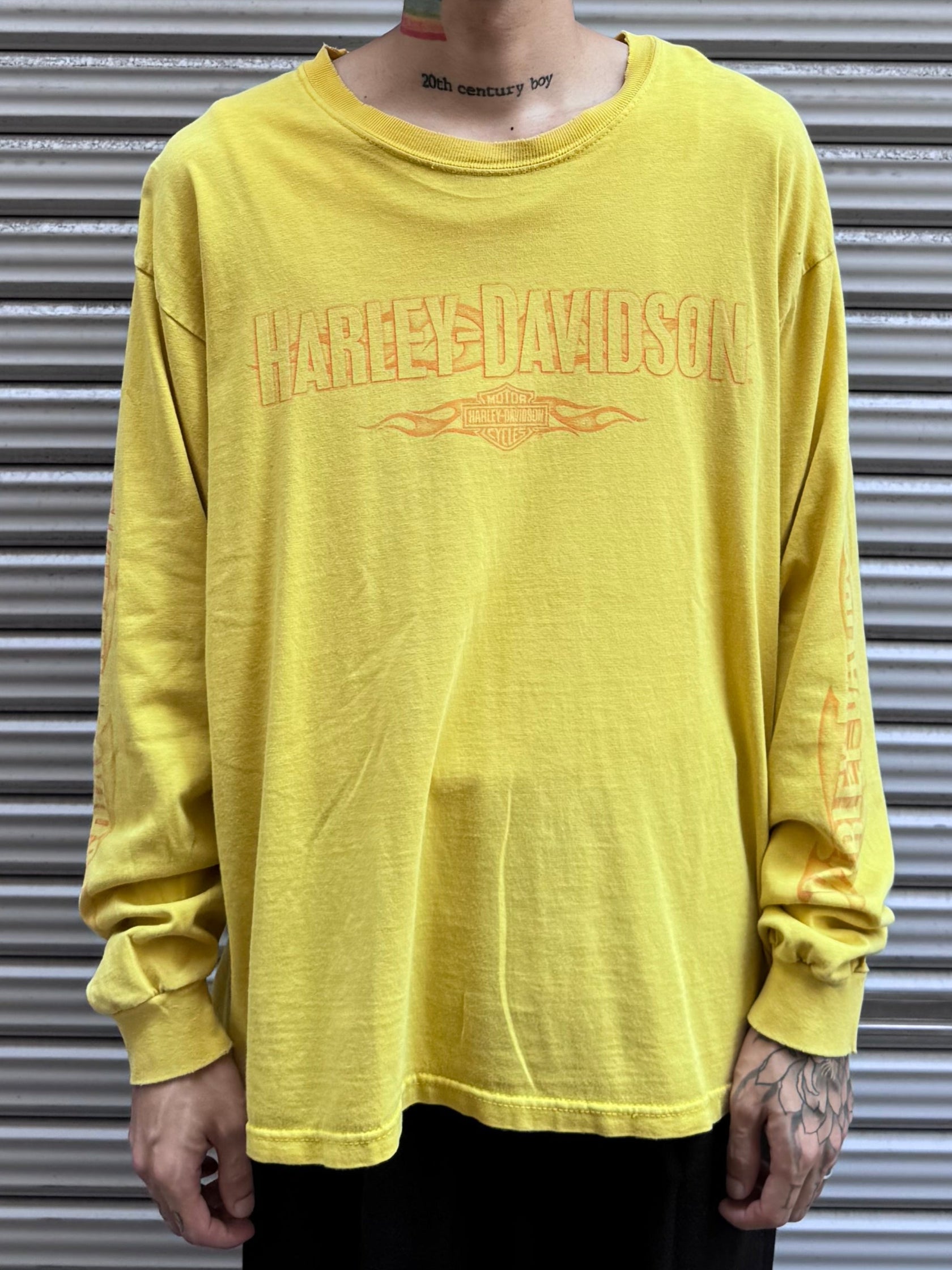 00's Harley Davidson 「HAMILTON」ハーレーTシャツ