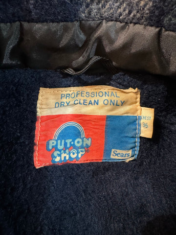 70's SEARS「PUT-ON SHOP」ネルシャツ