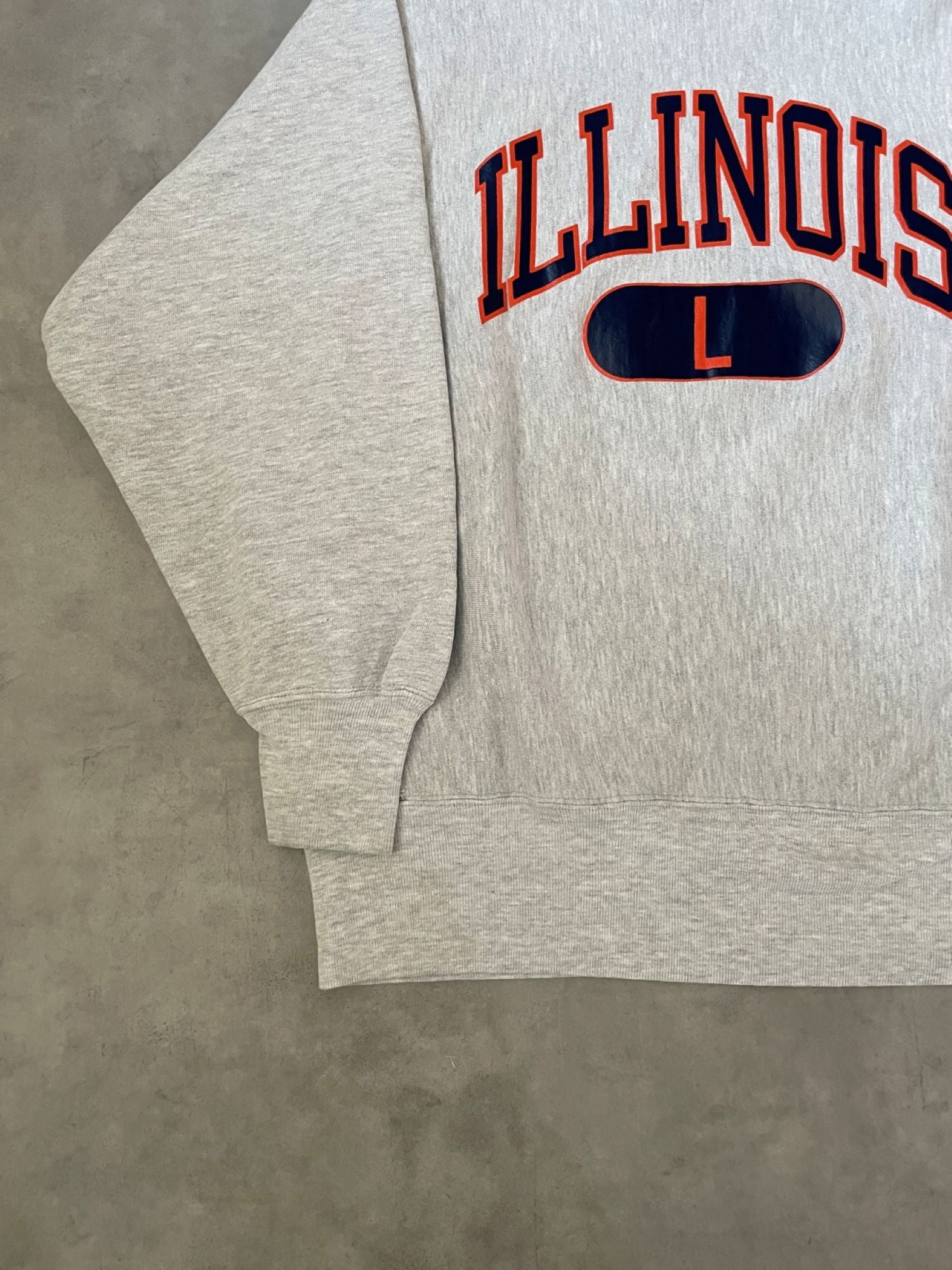 90's CHAMPION「ILLINOIS」Reverse Weave USA製 カレッジスウェット