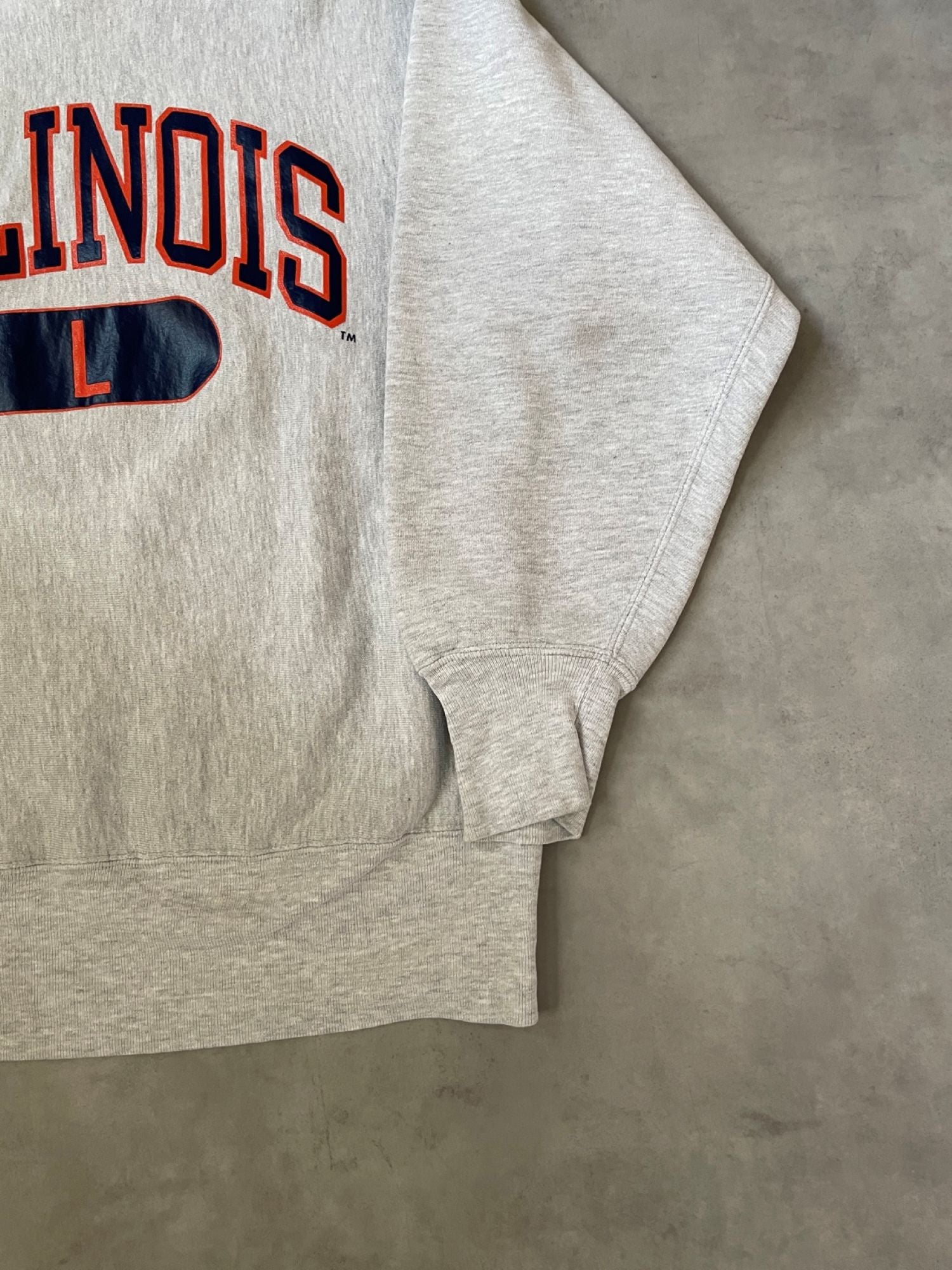 90's CHAMPION「ILLINOIS」Reverse Weave USA製 カレッジスウェット