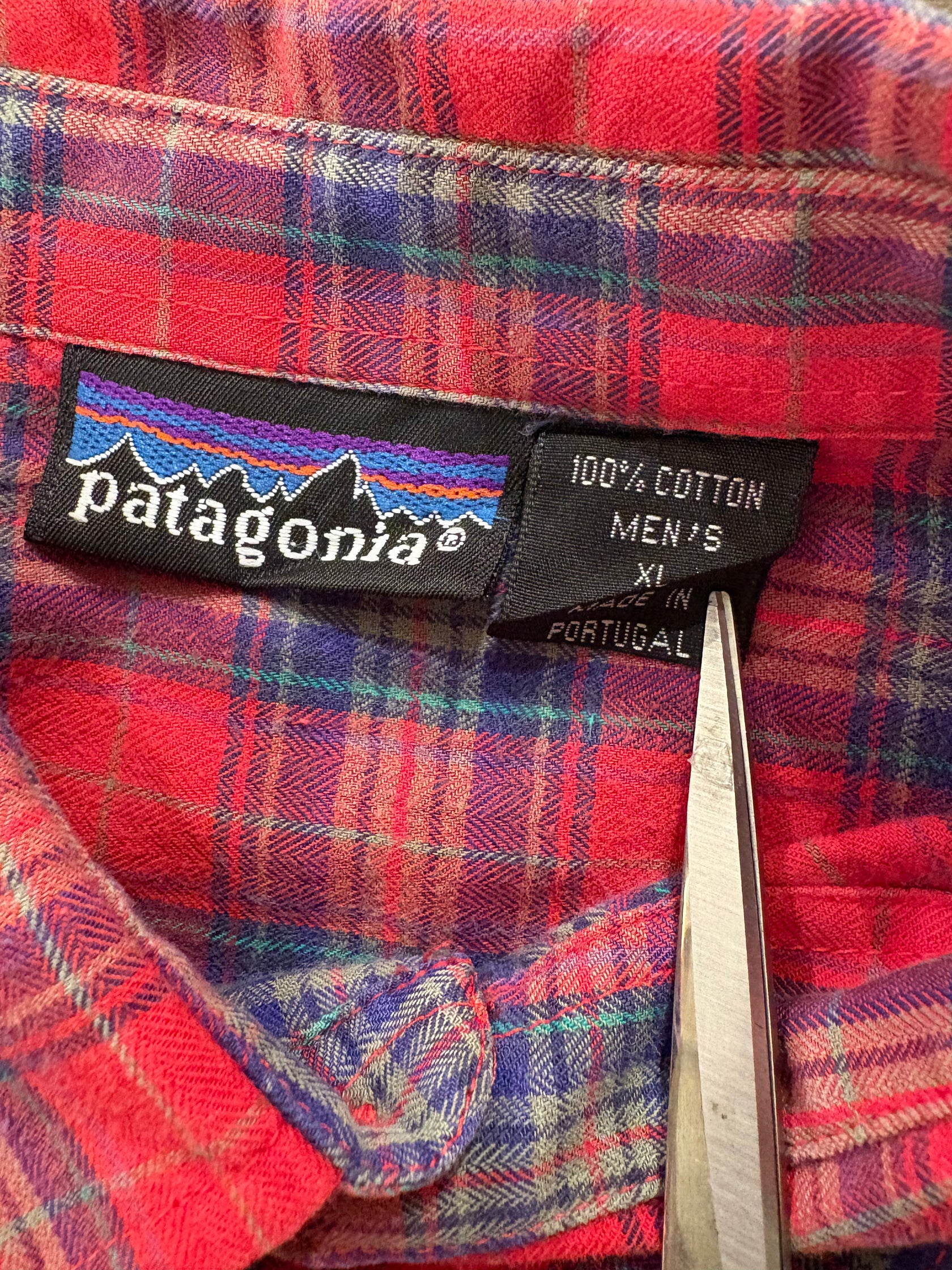 90's PATAGONIA「Organic Cotton Check Shirt」長袖シャツ