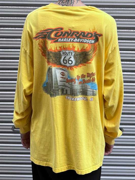 00's Harley Davidson 「ROUTE 66」ハーレーTシャツ