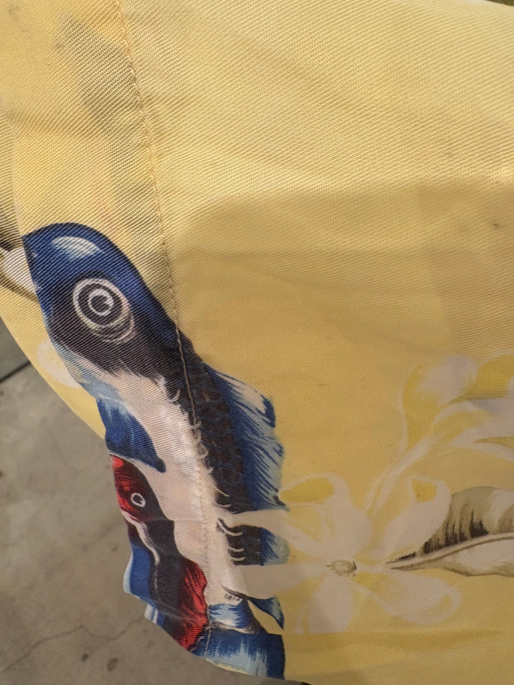 00’s PATAGONIA「Pataloha Yellow Marlin & Plumeria」アロハシャツ