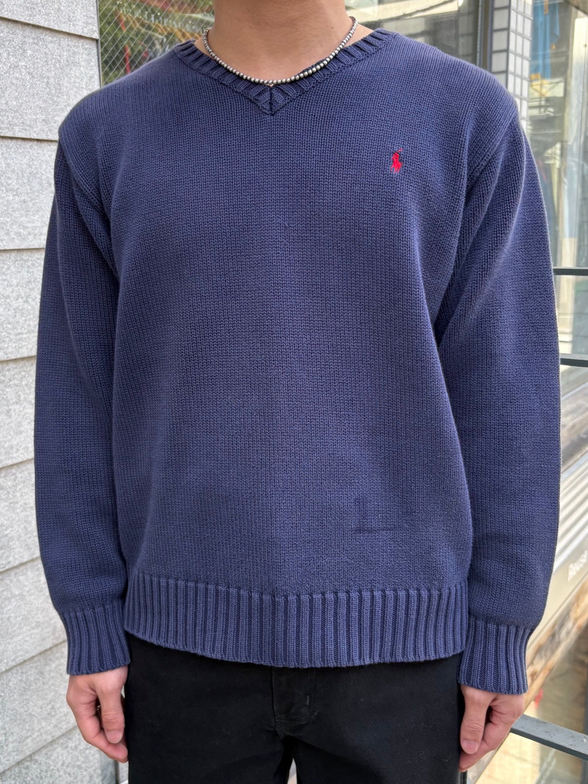 90's「RALPH LAUREN」ワンポイントニット
