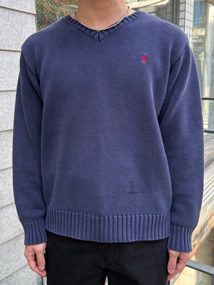 90's「RALPH LAUREN」ワンポイントニット