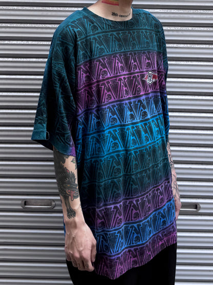 90's BEAR SURF BOARDS 「Scull」オーバープリントTシャツ