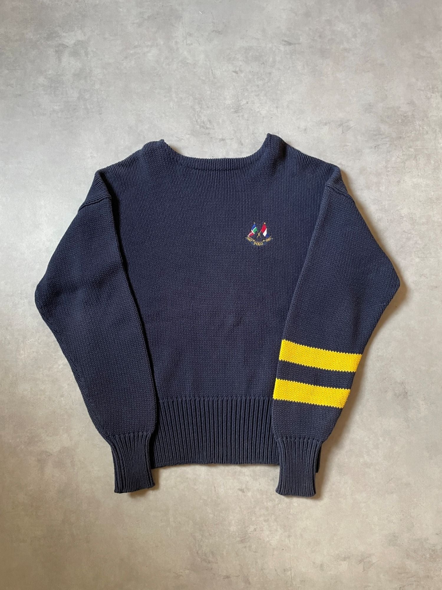 90’s RALPH LAUREN クルーネック コットンニット