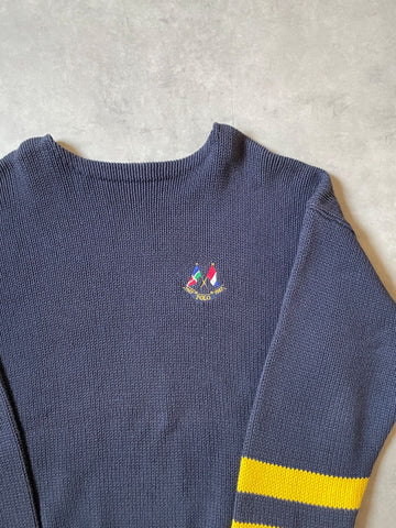 90’s RALPH LAUREN クルーネック コットンニット