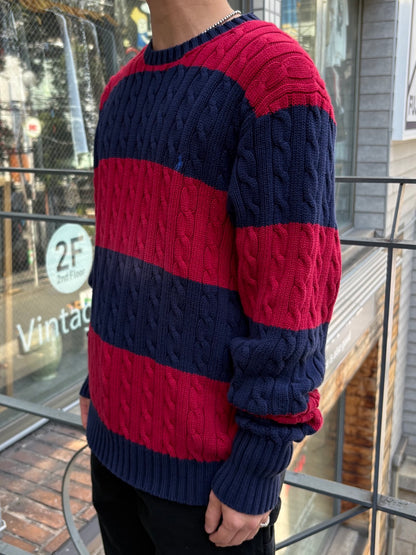90's~00's「RALPH LAUREN」ワンポイントニット