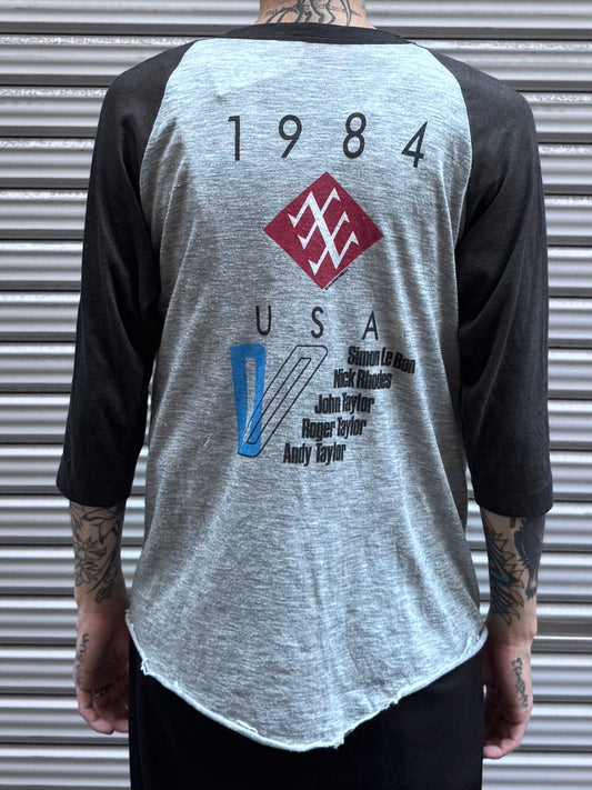 80's duran duran「SEVEN AND THE RAGED TIGER」ラグランTシャツ