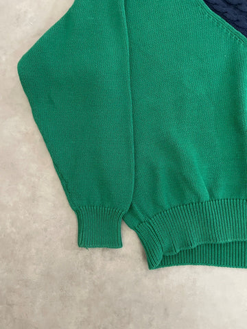 90's「OLD GAP」Vネック コットンニット