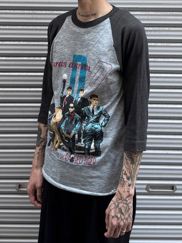80's duran duran「SEVEN AND THE RAGED TIGER」ラグランTシャツ