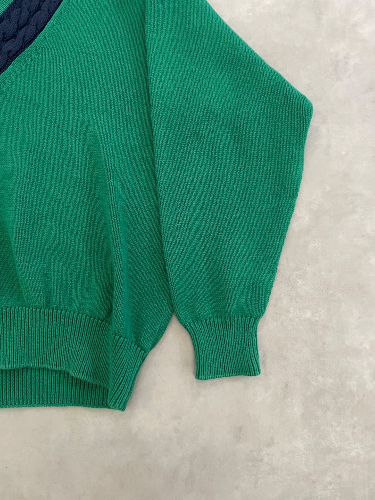 90's「OLD GAP」Vネック コットンニット