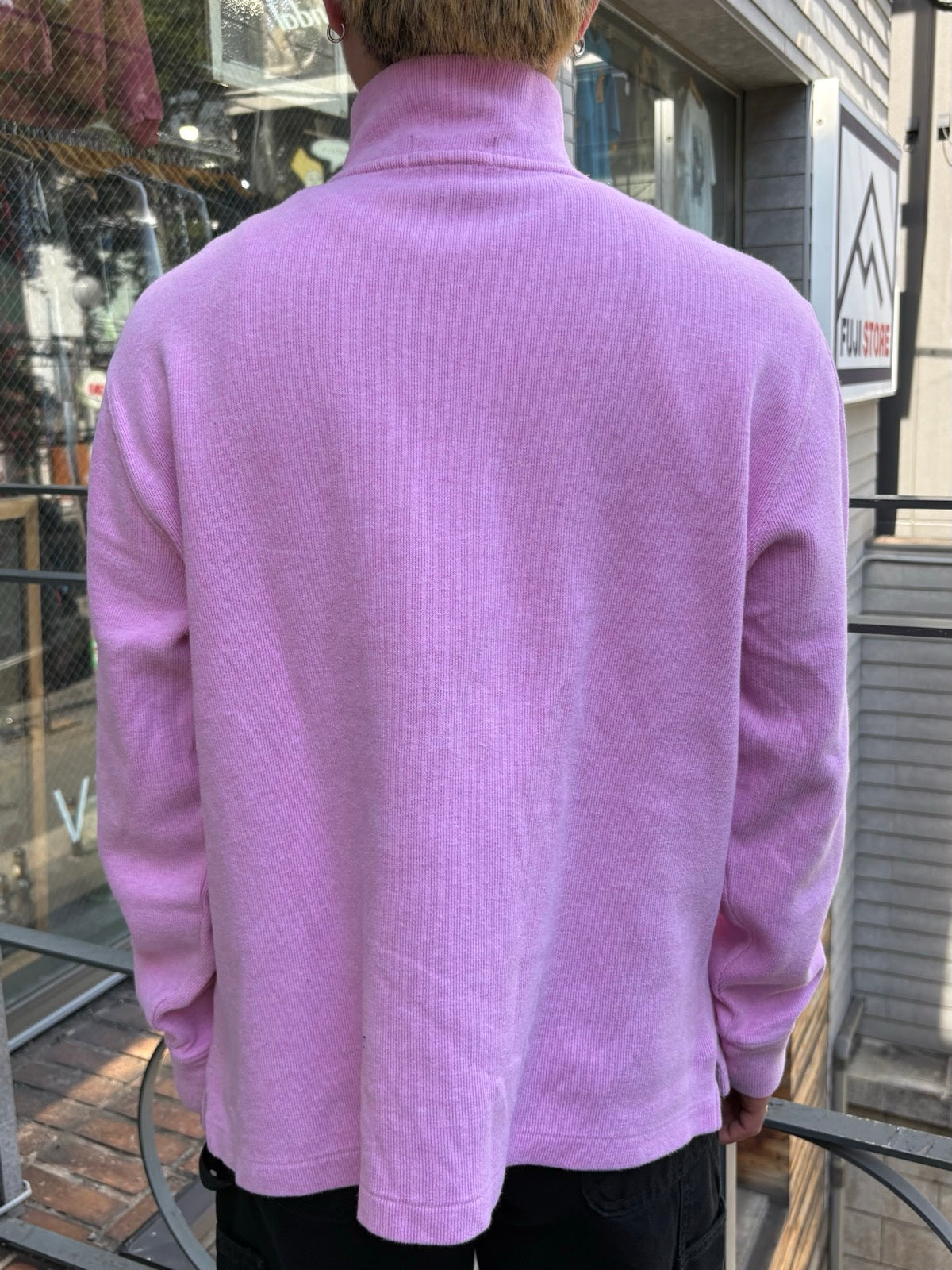 00's「RALPH LAUREN」ハーフジップニット