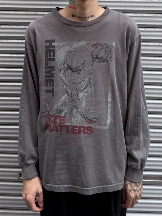 00’s HELMET 「SIZE MATTERS」バンドTシャツ