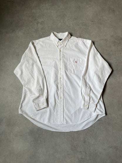 90’s RALPH LAUREN 「BIG SHIRT」ボタンダウン オックスフォードシャツ