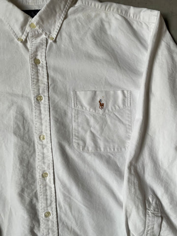 90’s RALPH LAUREN 「BIG SHIRT」ボタンダウン オックスフォードシャツ
