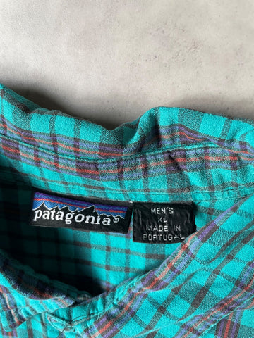 90’s PATAGONIA ポルトガル製 チェックシャツ
