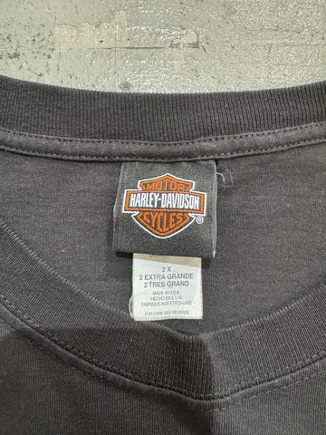 00's Harley Davidson「Fire Pattern」ハーレーTシャツ