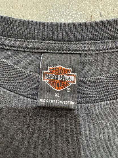 00's Harley Davidson 「Aces＆Eights」ハーレーTシャツ