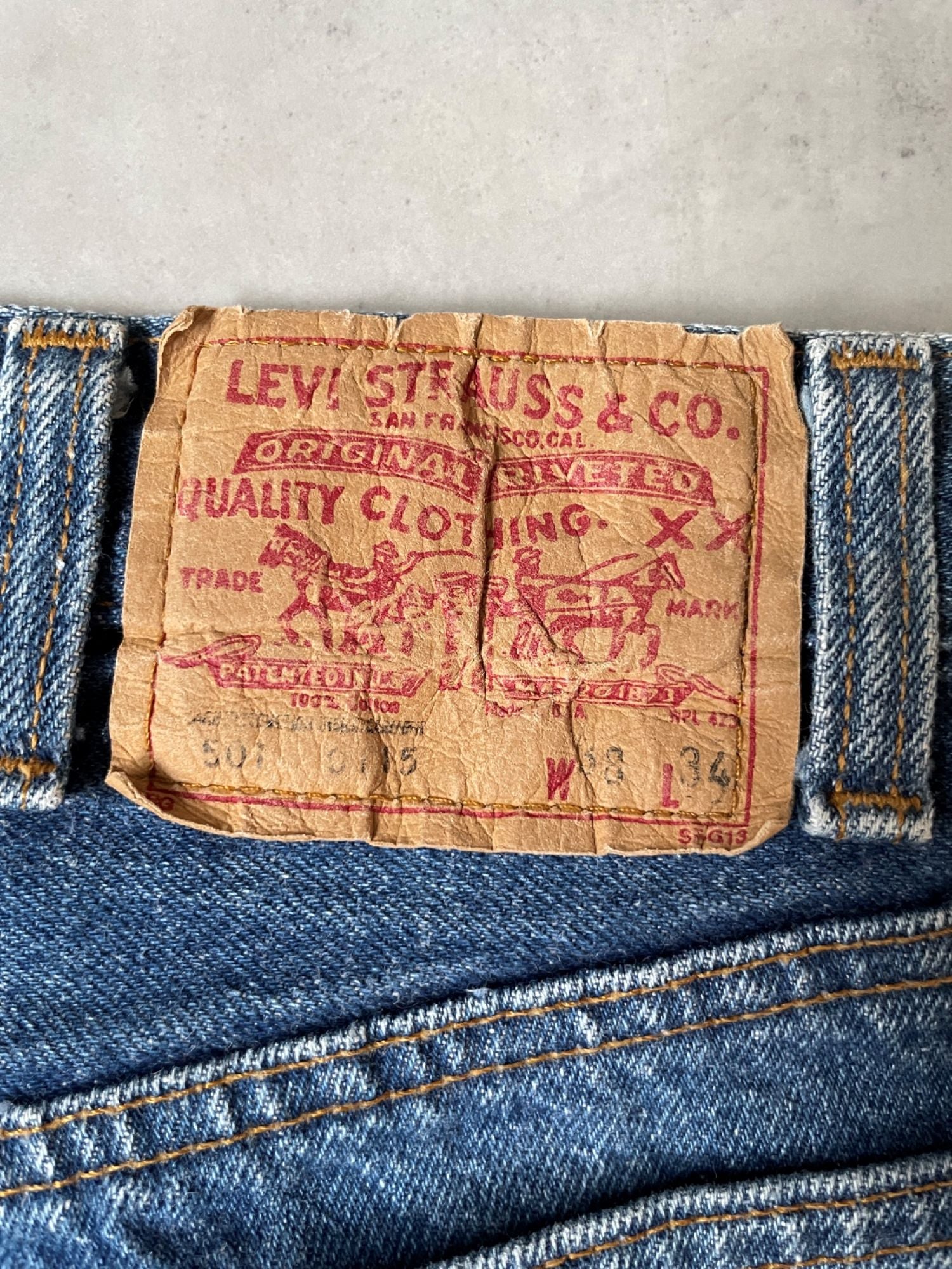 90's「Levi’s 501」USA製 デニムパンツ