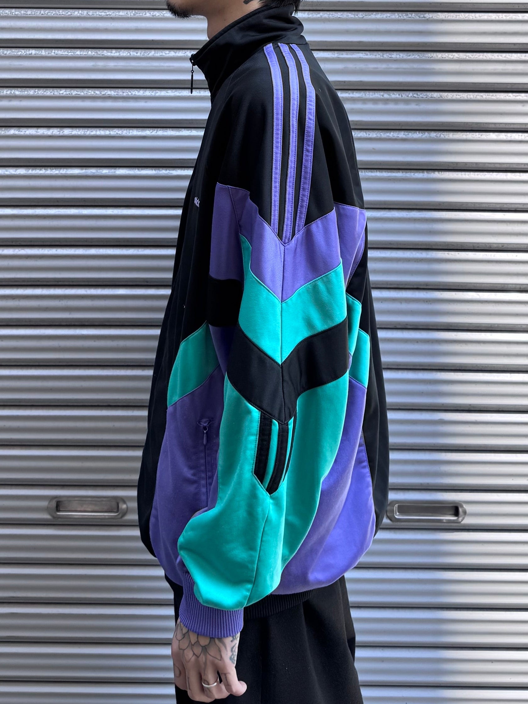 90's adidas「trefoil」トラックジャケット