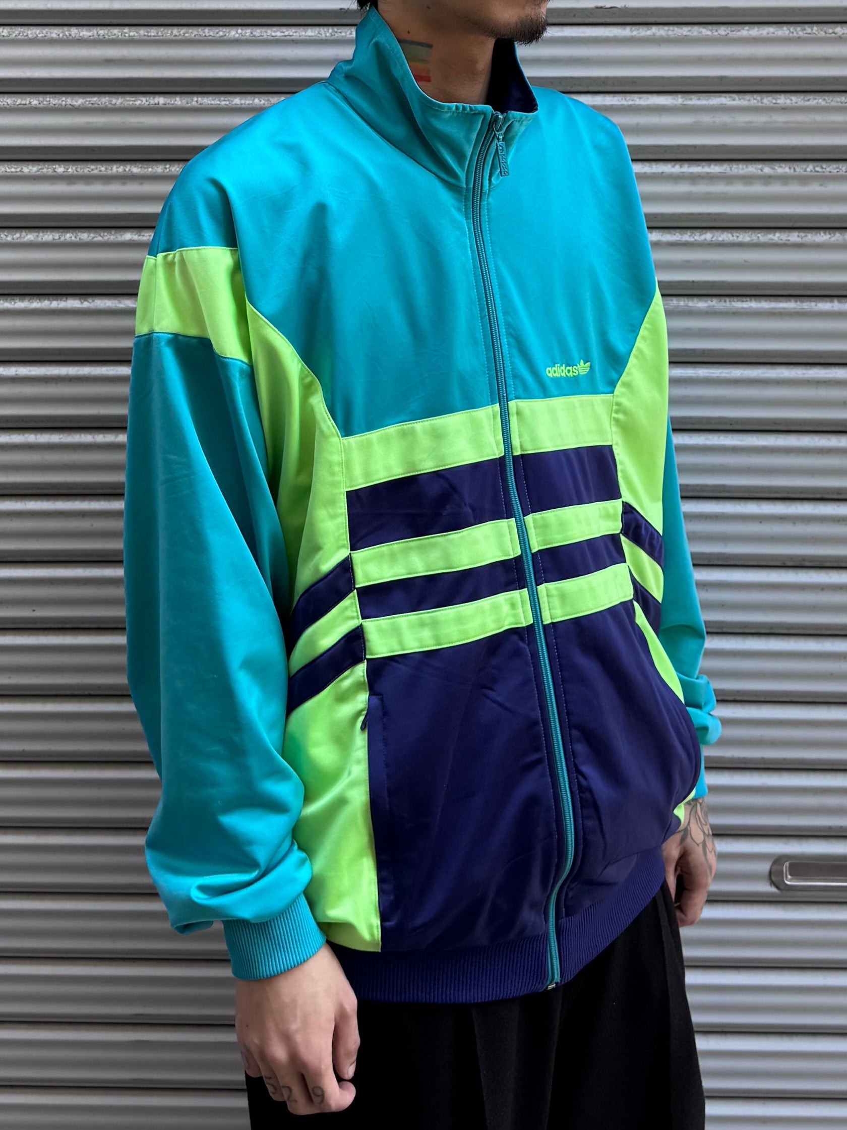 80's adidas「trefoil」トラックジャケット