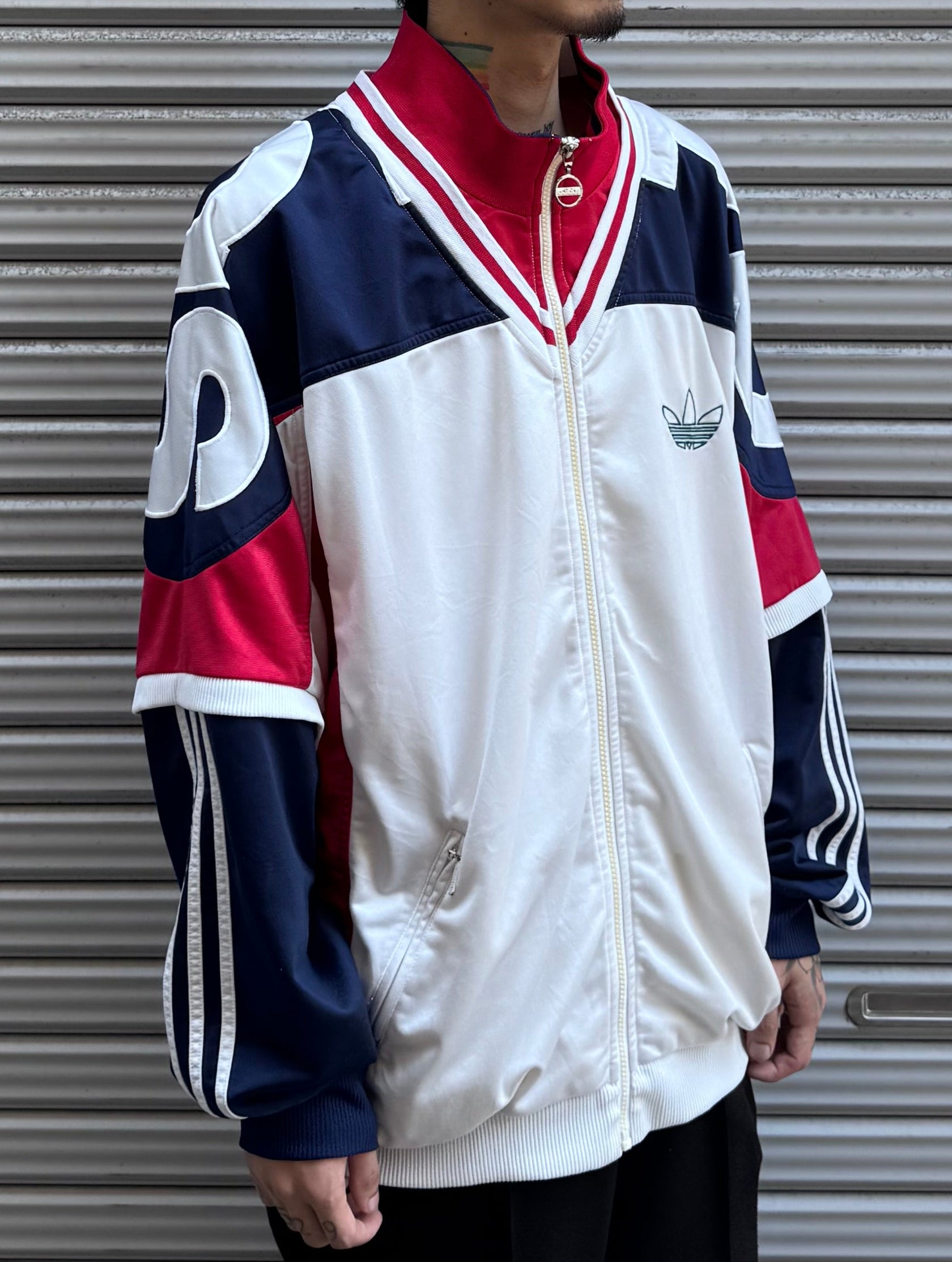 90's adidas「trefoil」トラックジャケット
