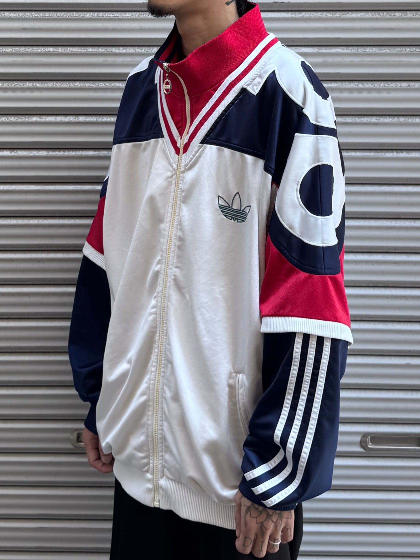 90's adidas「trefoil」トラックジャケット