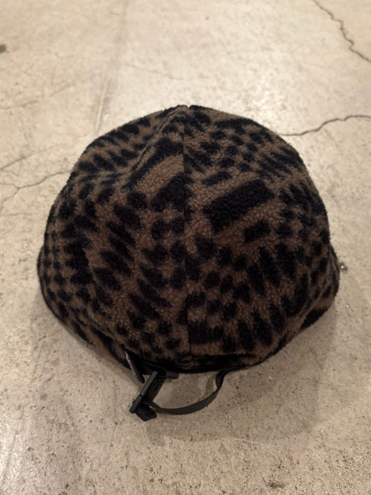 90's PATAGONIA「Winter Duckbill Cap」総柄 USA製 フリースキャップ