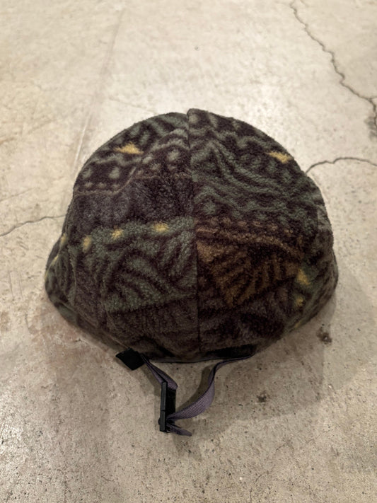 90's PATAGONIA「Winter Duckbill Cap」総柄 USA製 フリースキャップ