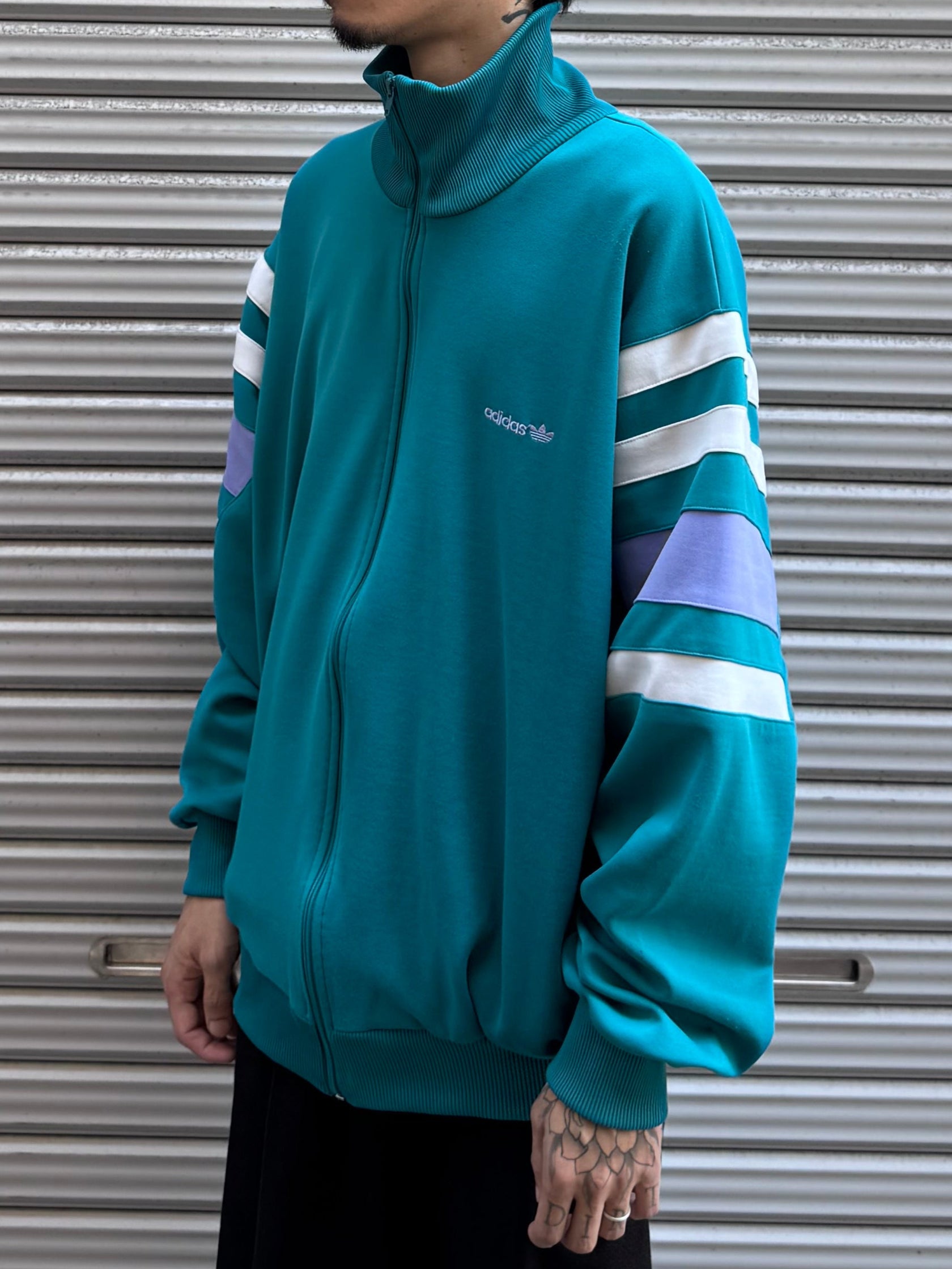 80's adidas「万国旗タグ」トラックジャケット