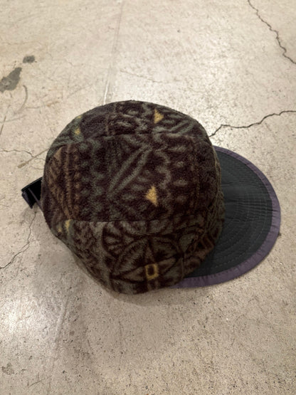 90's PATAGONIA「Winter Duckbill Cap」総柄 USA製 フリースキャップ