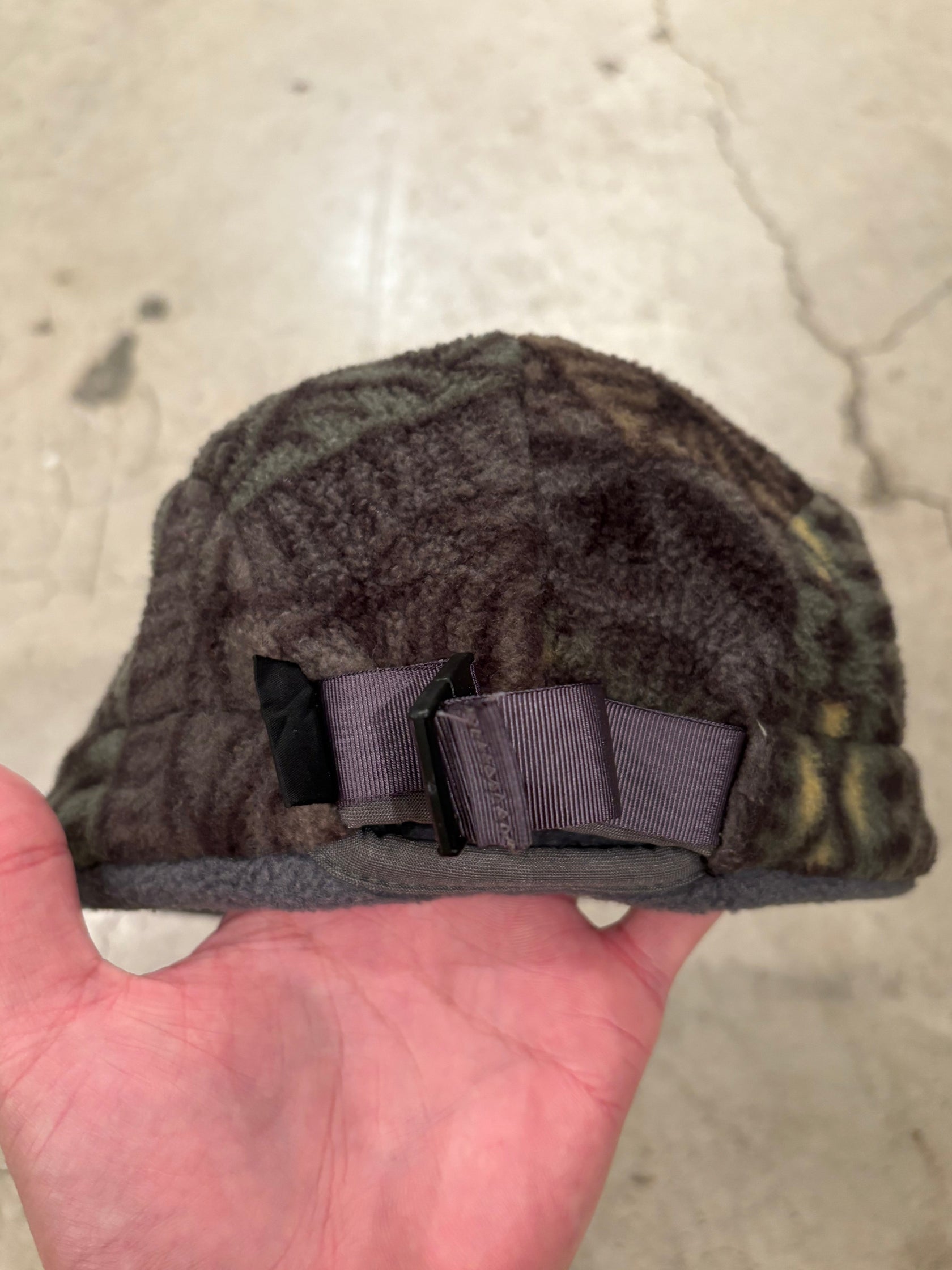 90's PATAGONIA「Winter Duckbill Cap」総柄 USA製 フリースキャップ