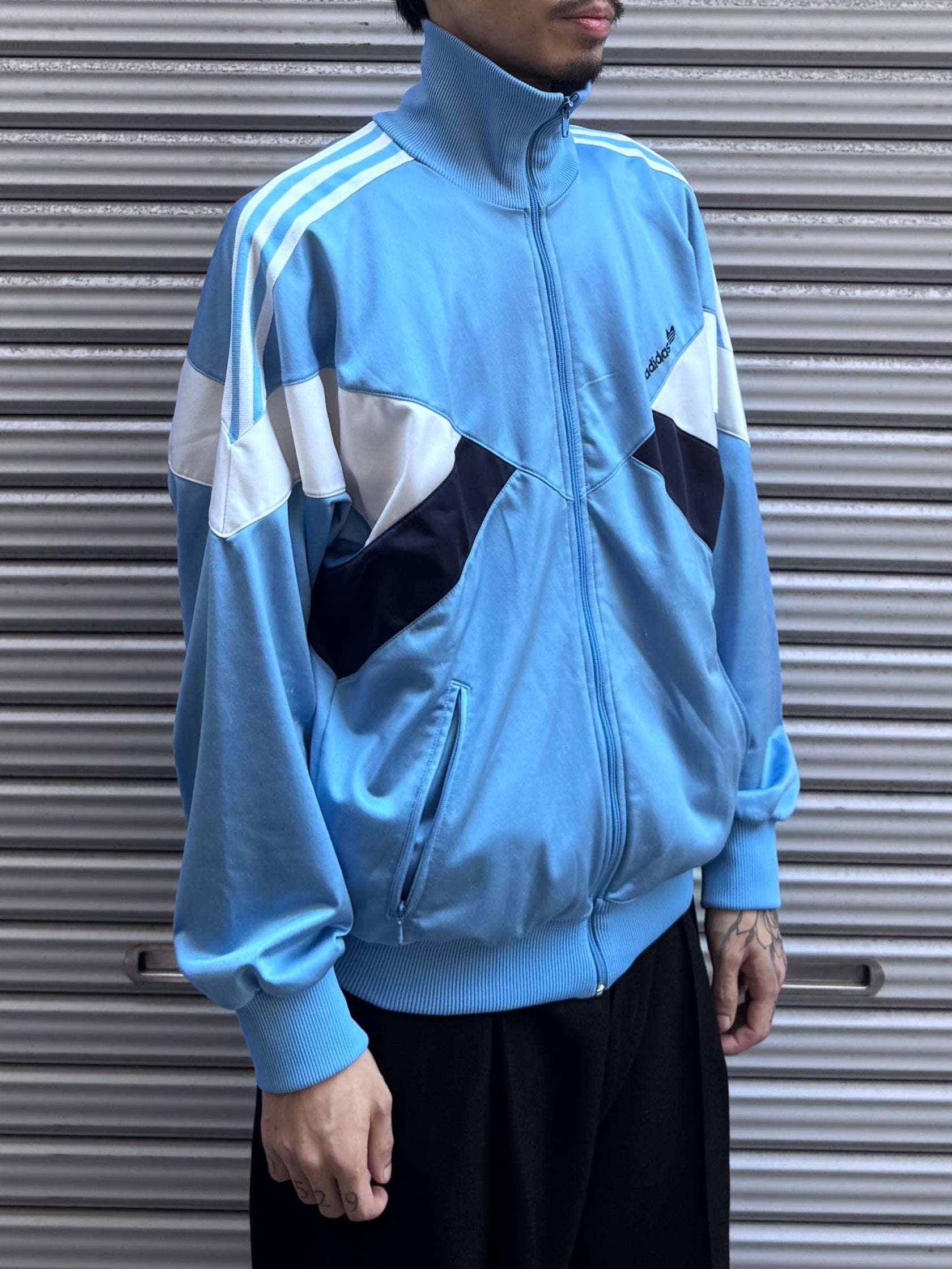 80's adidas「万国旗タグ」トラックジャケット