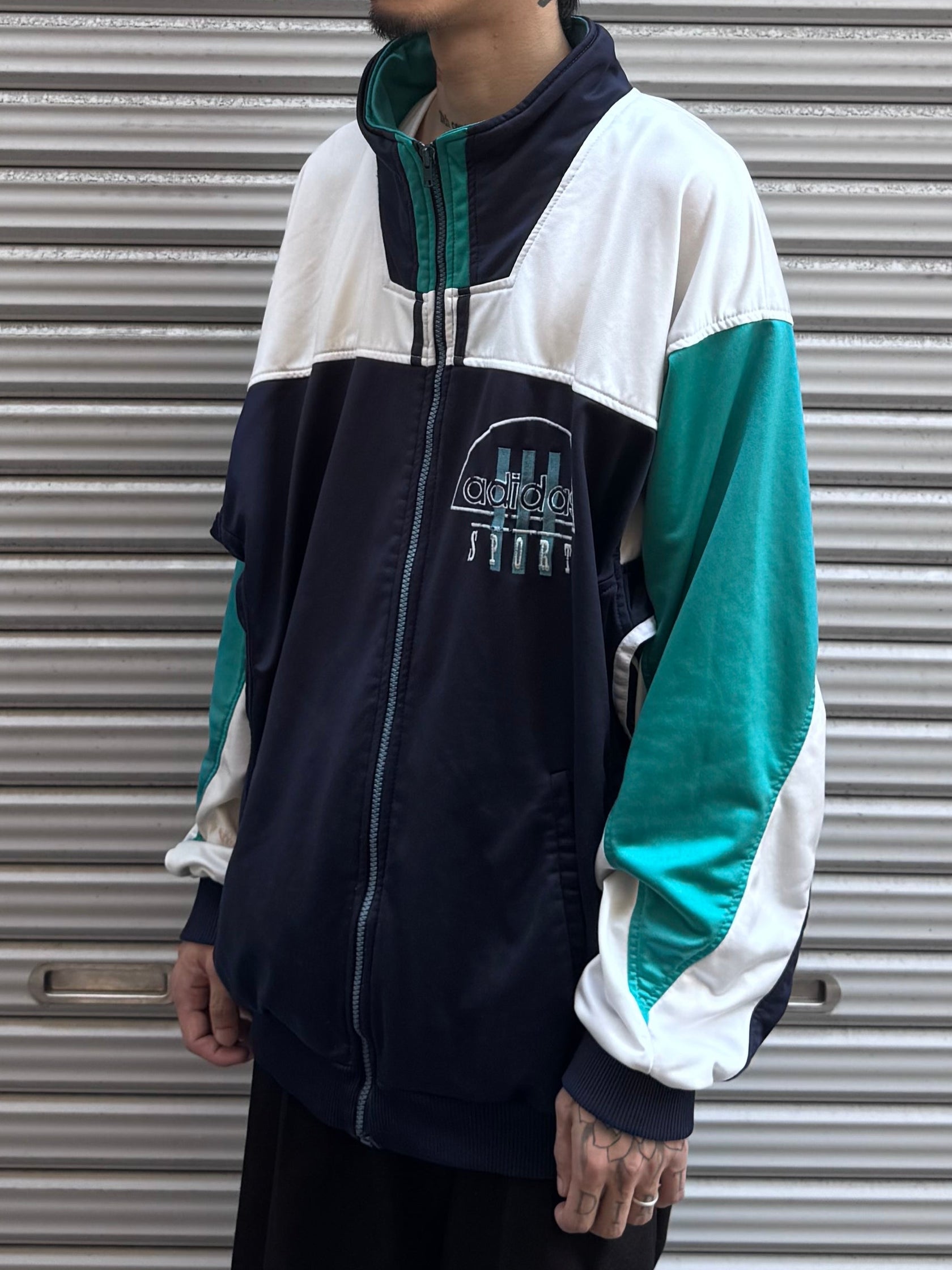 90's adidas「SPORT」トラックジャケット