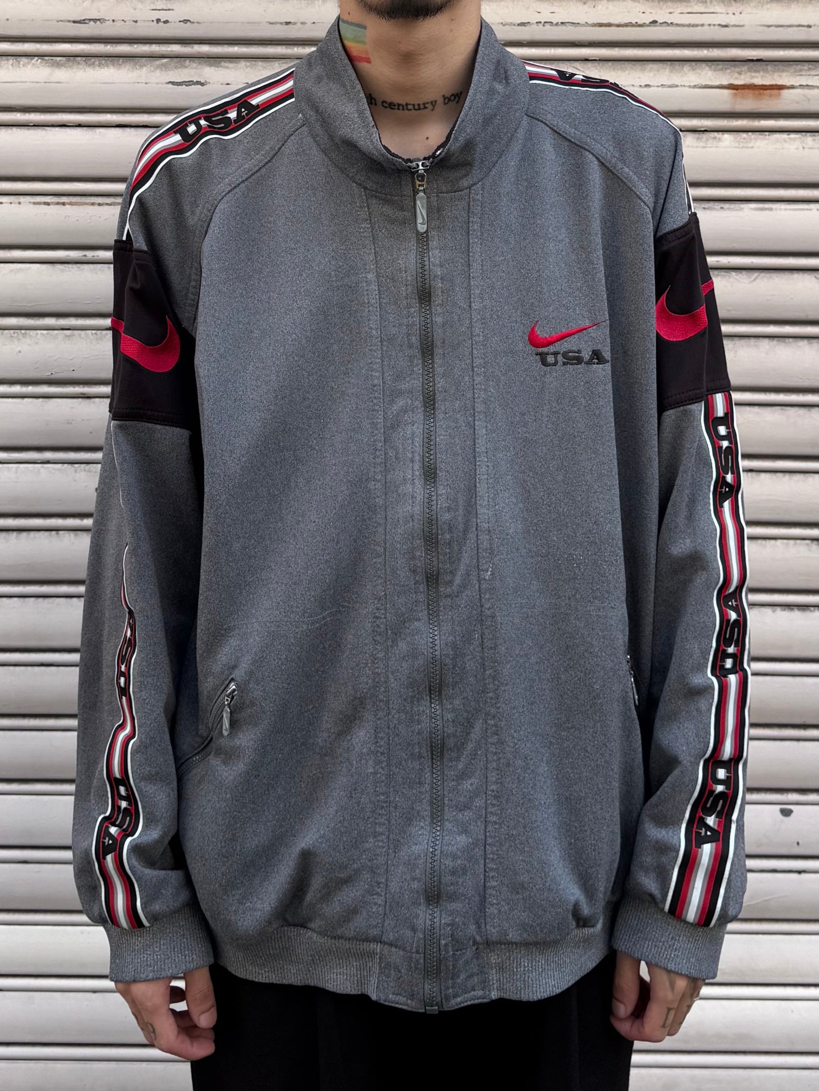 90's NIKE「USA」トラックジャケット