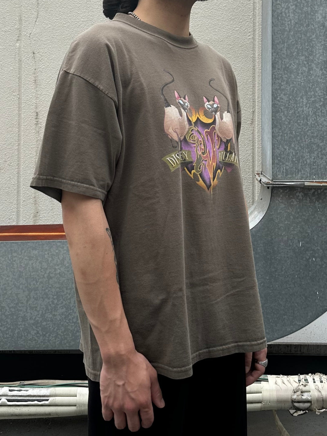 90's DISNEY 「SI＆AM」キャラクターTシャツ