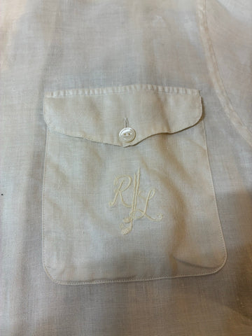 90's Ralph Lauren「IMPACT21 日本企画」リネン半袖シャツ