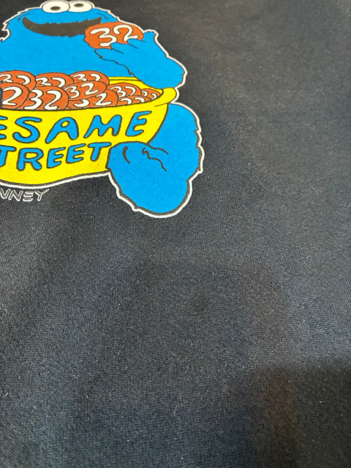 90's SESAME STREET「Cookie Monster」USA製 プリントスウェット