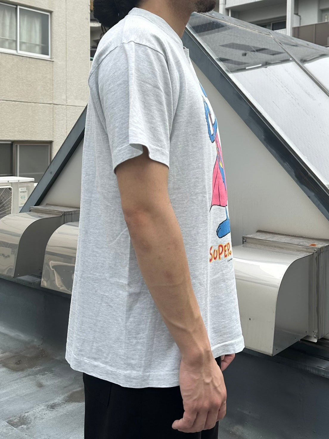 90's SESAME STREET 「Super Glover」キャラクターTシャツ