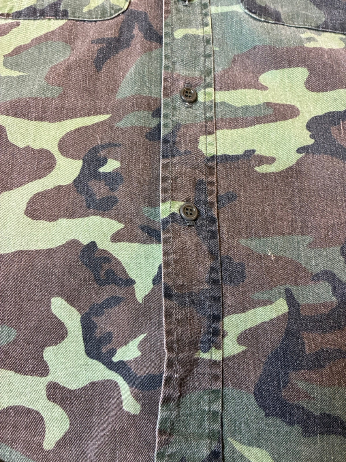 80's FIVE BROTHER USA製 迷彩 ワークシャツ