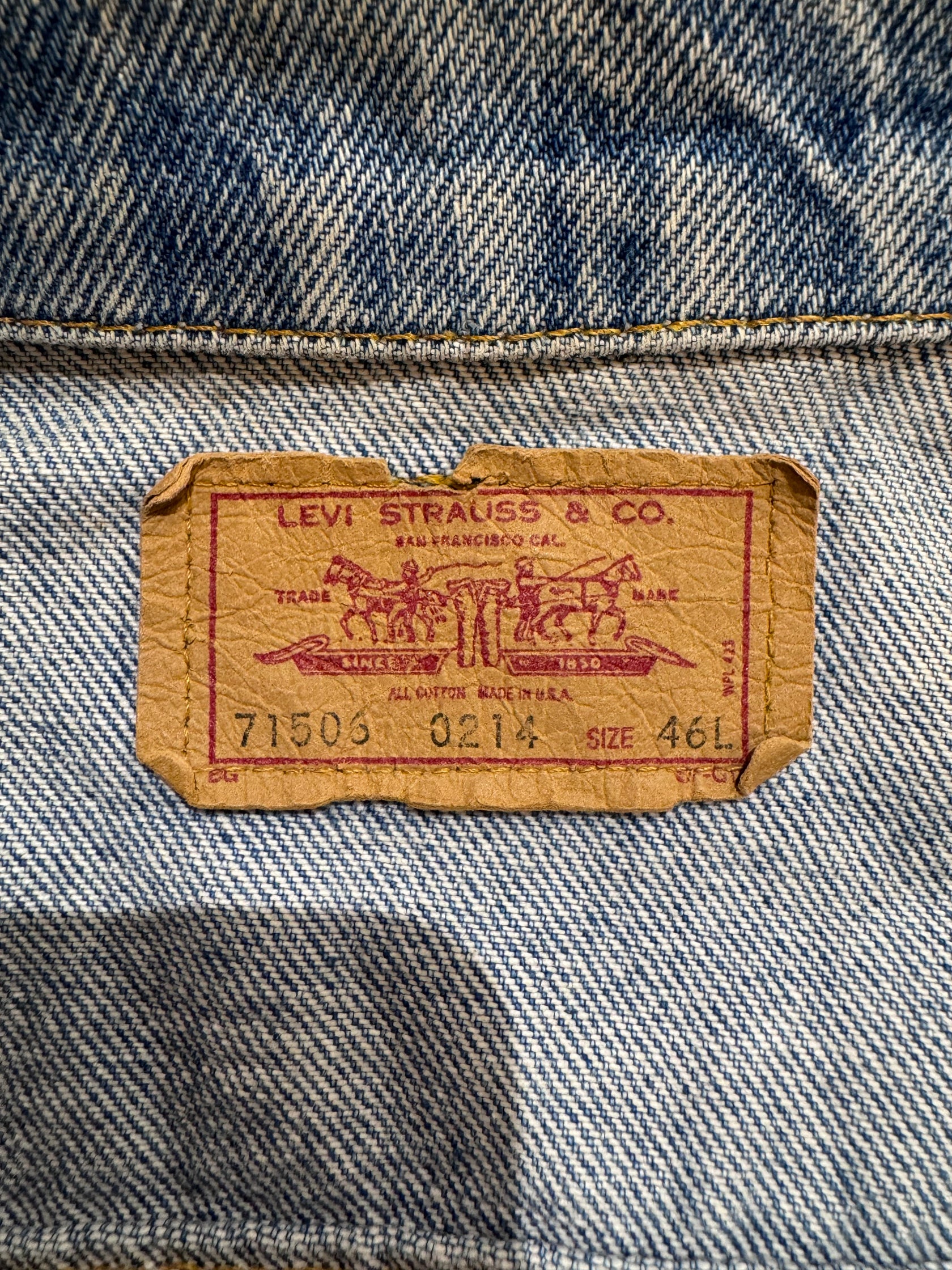90’s Levi's「71506」USA製 デニムジャケット