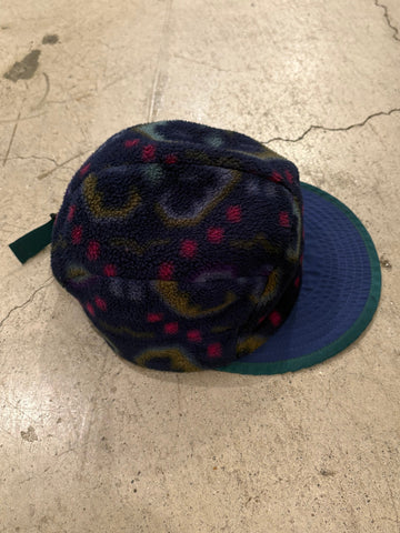 90's PATAGONIA「Winter Duckbill Cap」総柄 USA製 フリースキャップ